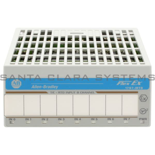 Allen Bradley 1797-IRT8 EX RTD/Thermocouple/mV Input Module, 16 Bit, 8 PT. Product Image