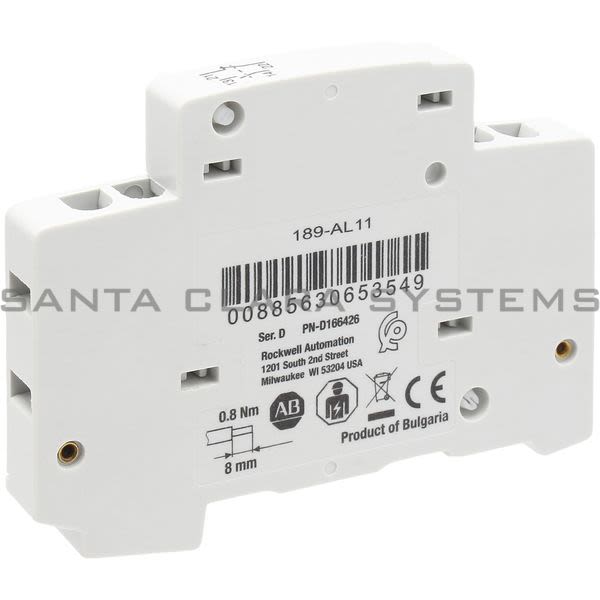 Allen Bradley 189-AL11 Auxiliary Contact Product Image