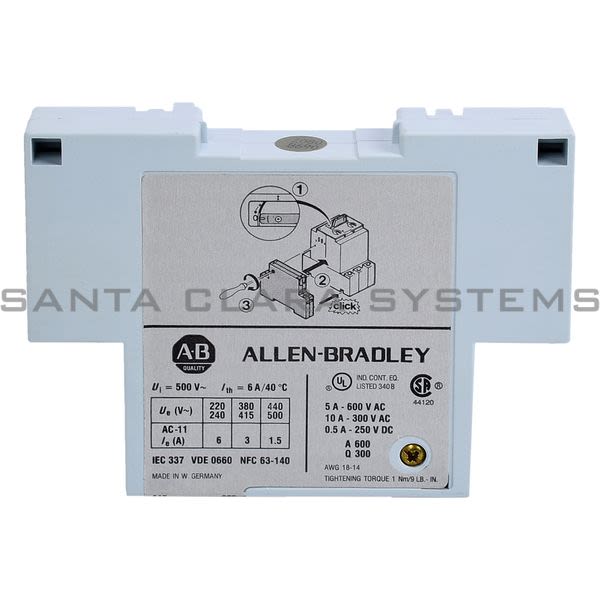 Allen Bradley 190-A11 Standard Auxilary Contact Product Image