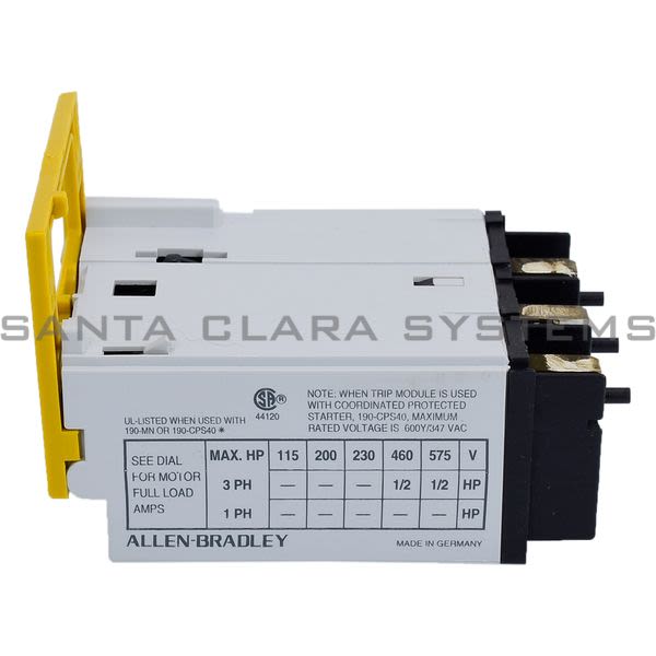 Allen Bradley 190-P010 Trip Unit Product Image