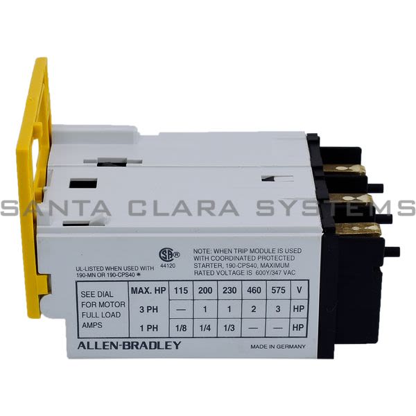 Allen Bradley 190-P040  Trip Unit Product Image