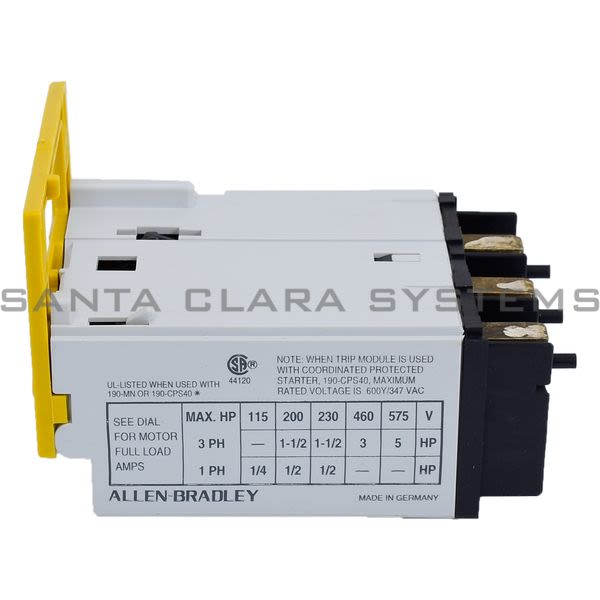 Allen Bradley 190-P060  Trip Unit Product Image