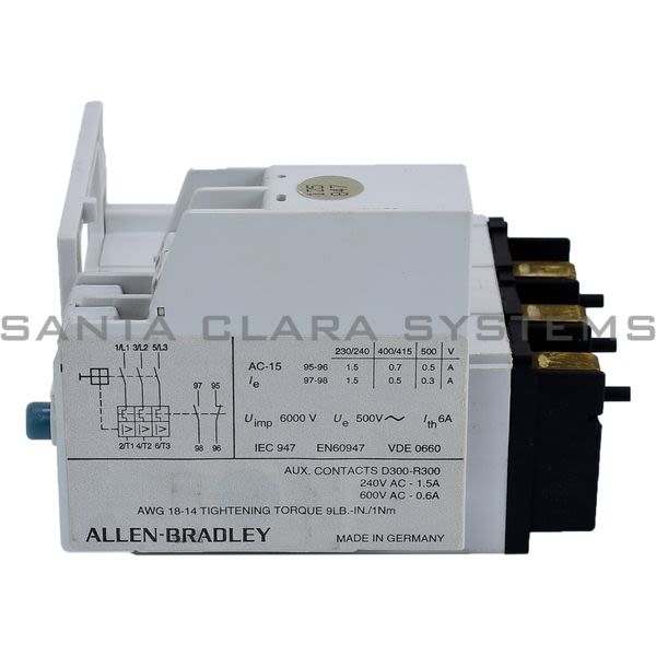 Allen Bradley 190-P060R  Trip Unit With Relay Contact Product Image