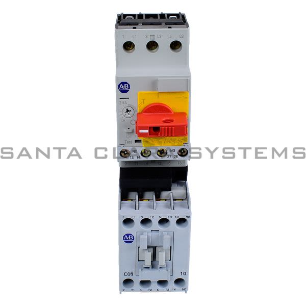 Allen Bradley 190E-ANKD2-CB25S-KY Eco Starter Contactor:10-C09 Open Type 3 Phase Cont. Aux.1 N.O. Motor Prot: C2E Current 1.6-2.5A Product Image