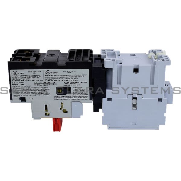 Allen Bradley 190E-ANKD2-CB25S-KY Eco Starter Contactor:10-C09 Open Type 3 Phase Cont. Aux.1 N.O. Motor Prot: C2E Current 1.6-2.5A Product Image