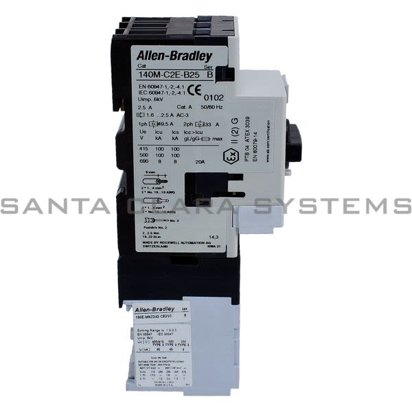 Allen Bradley 190E-MNZ242-CB25C Starter Product Image