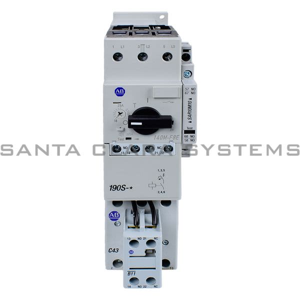 Allen Bradley 190S-GNDJ3-FC25C-R00 Compact Starter | 24VDC With Integrated Diode Product Image