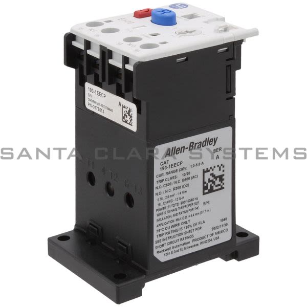 Allen Bradley 193-1EECP Overload Relay Product Image