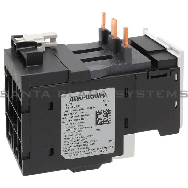Allen Bradley 193-1EEFD Overload Relay Product Image