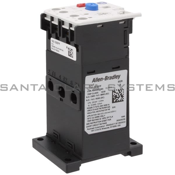 Allen Bradley 193-1EEFP Overload Relay Product Image