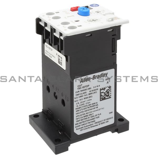 Allen Bradley 193-1EFDP Overload Relay Product Image