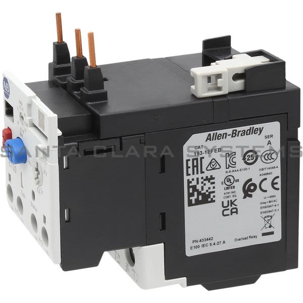 Allen Bradley 193-1EFEB Overload Relay Product Image