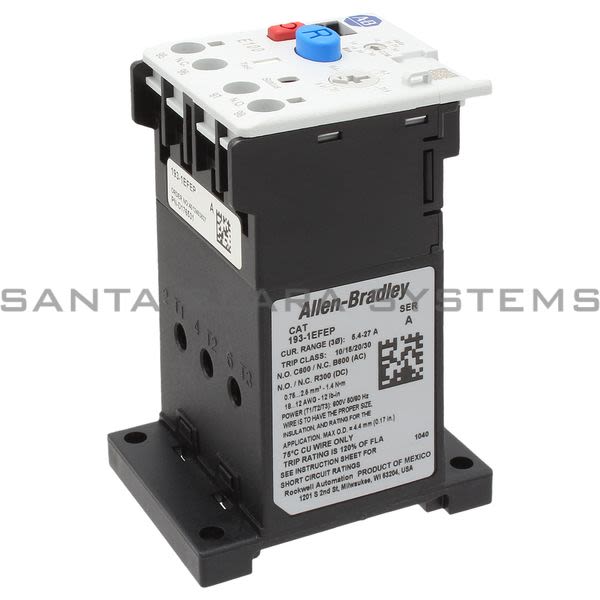 Allen Bradley 193-1EFEP Overload Relay Product Image