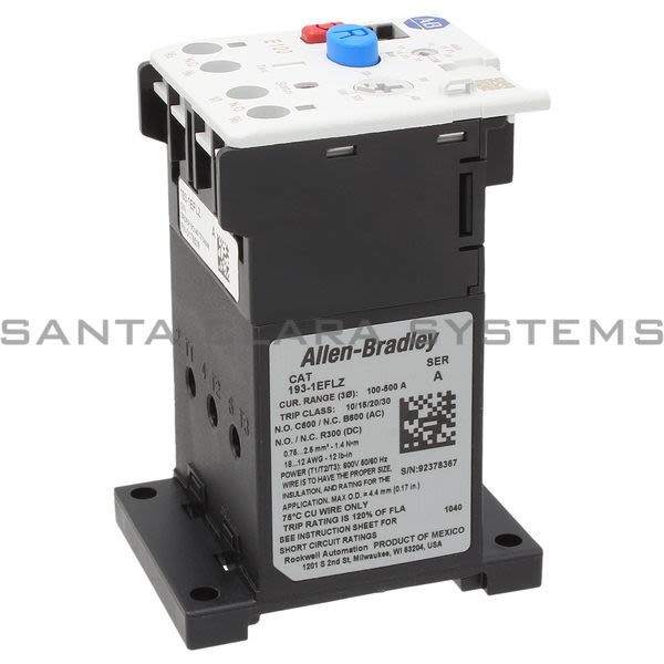 Allen Bradley 193-1EFLZ Overload Relay Product Image