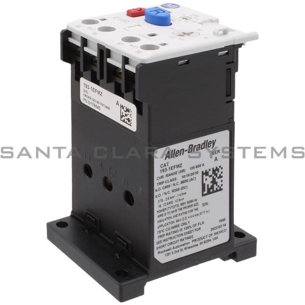 Allen Bradley 193-1EFMZ Overload Relay Product Image