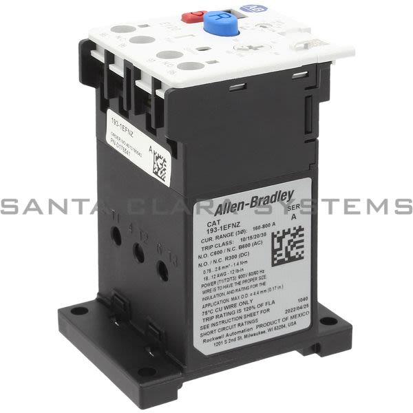Allen Bradley 193-1EFNZ Overload Relay Product Image