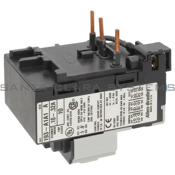 Allen Bradley 193-A1A1 Overload Relay Product Image