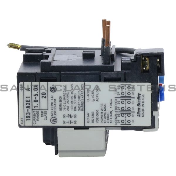 Allen Bradley 193-A2E1 Overload Relay Product Image