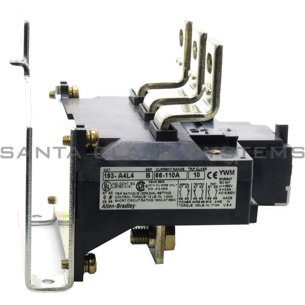 Allen Bradley 193-A4L4 Overload Relay Product Image