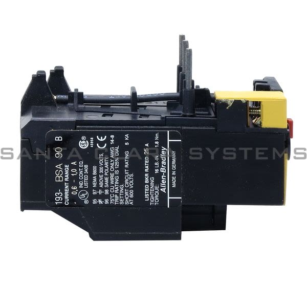 Allen Bradley 193-BSA90 Overload Relay Product Image