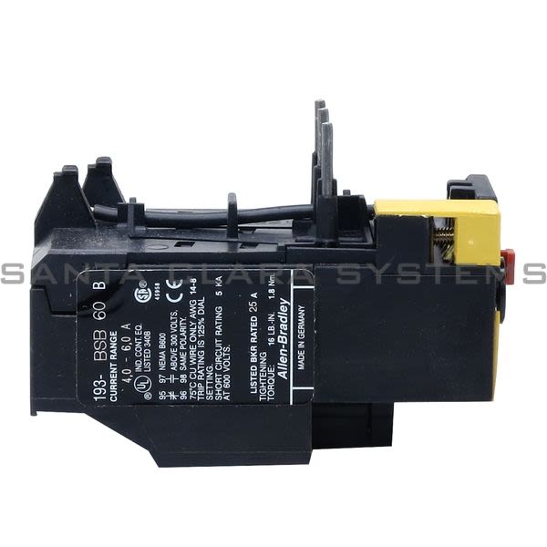 Allen Bradley 193-BSB60 Overload Relay Product Image