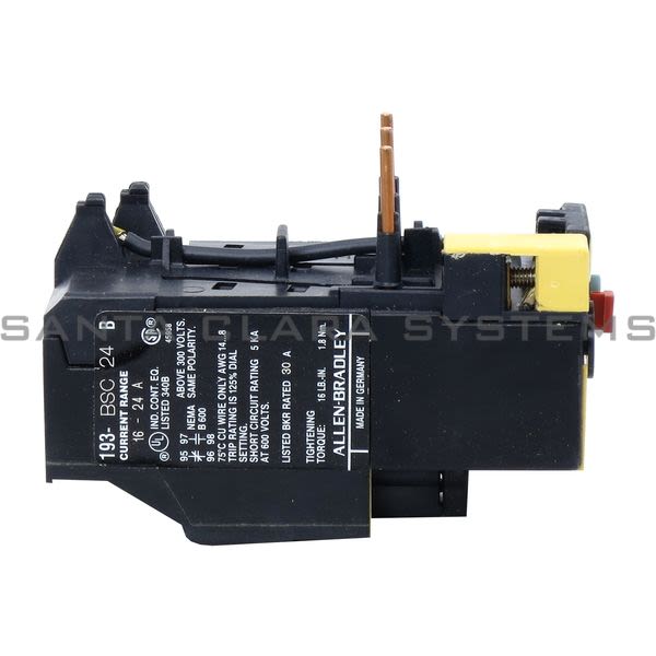 193BSC24 Overload Relay Allen Bradley In Stock Santa Clara Systems