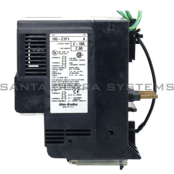 Allen Bradley 193-C1F1 Overload Relay Product Image