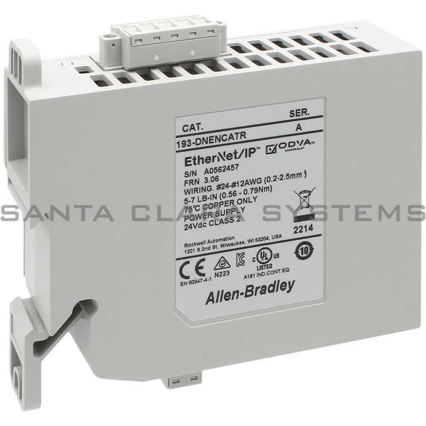 Allen Bradley 193-DNENCATR Ethernet/IP Communications Module Product Image