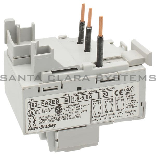 Allen Bradley 193-EA2EB Overload Relay Product Image