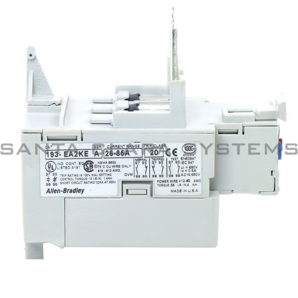 Allen Bradley 193-EA2KE Overload Relay Product Image