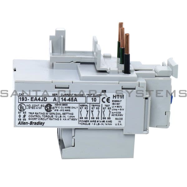 Allen Bradley 193-EA4JD Overload Relay Product Image
