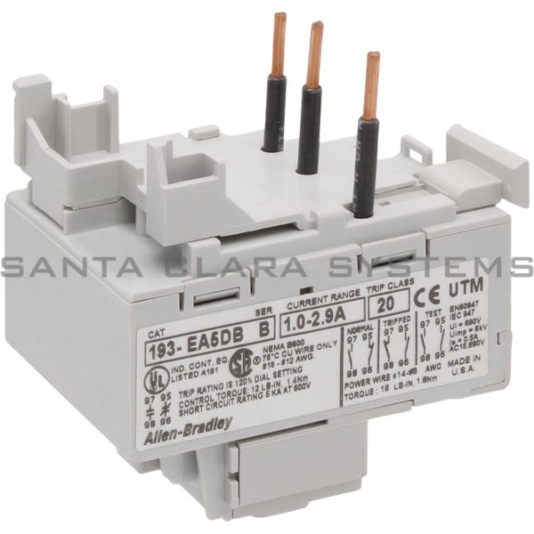 Allen Bradley 193-EA5DB Overload Relay Product Image