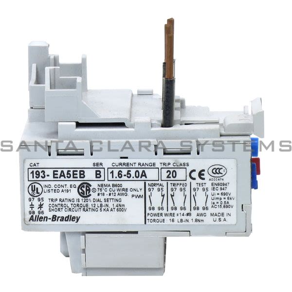 Allen Bradley 193-EA5EB Overload Relay Product Image