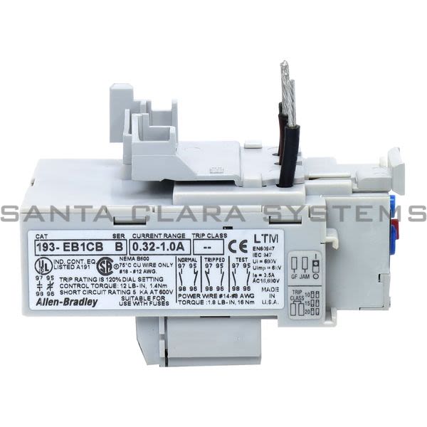 Allen Bradley 193-EB1CB  Overload Relay Product Image