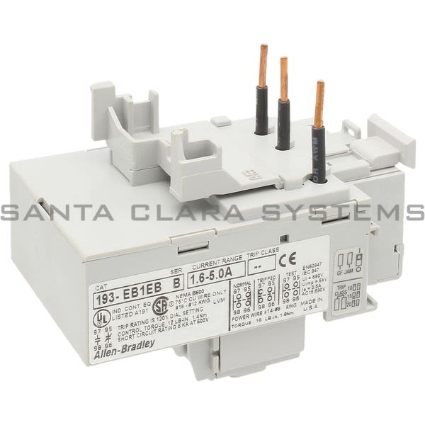 Allen Bradley 193-EB1EB Solid State Overload Relay Product Image