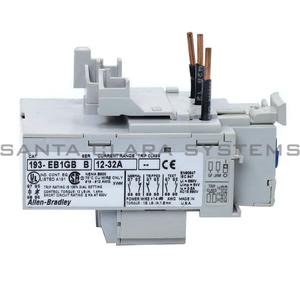 Allen Bradley 193-EB1GB Overload Relay Product Image