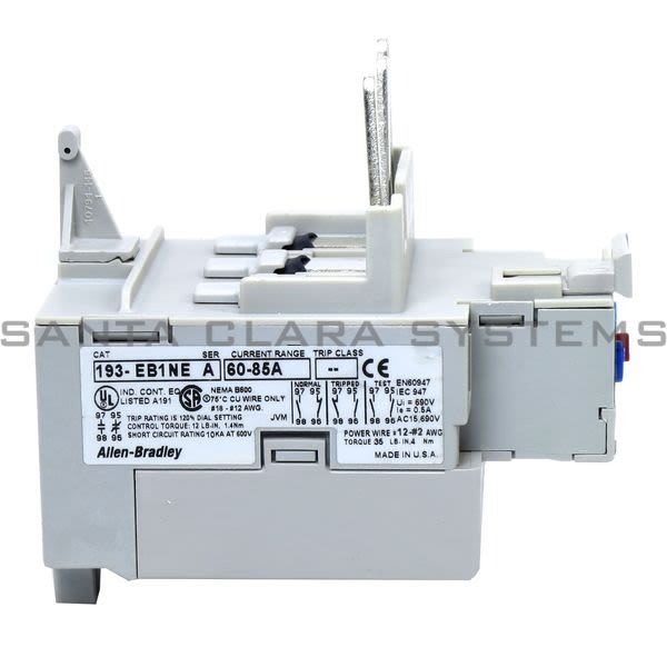 Allen Bradley 193-EB1NE Overload Relay Product Image