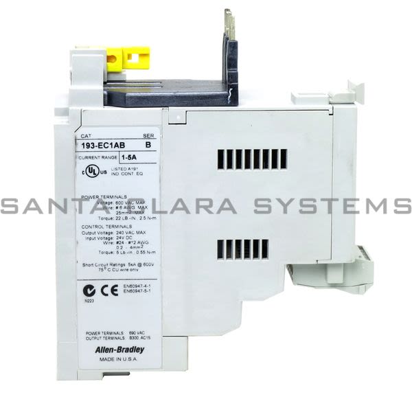 Allen Bradley 193-EC1AB Overload Relay Product Image