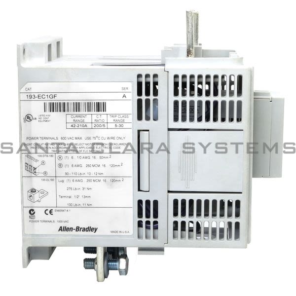Allen Bradley 193-EC1GF Overload Relay Product Image