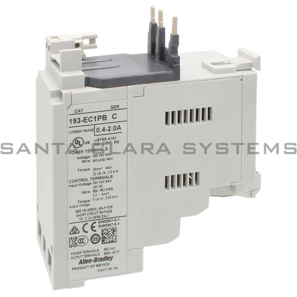 Allen Bradley 193-EC1PB Overload Relay Product Image