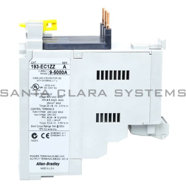 Allen Bradley 193-EC1ZZ Overload Relay Product Image