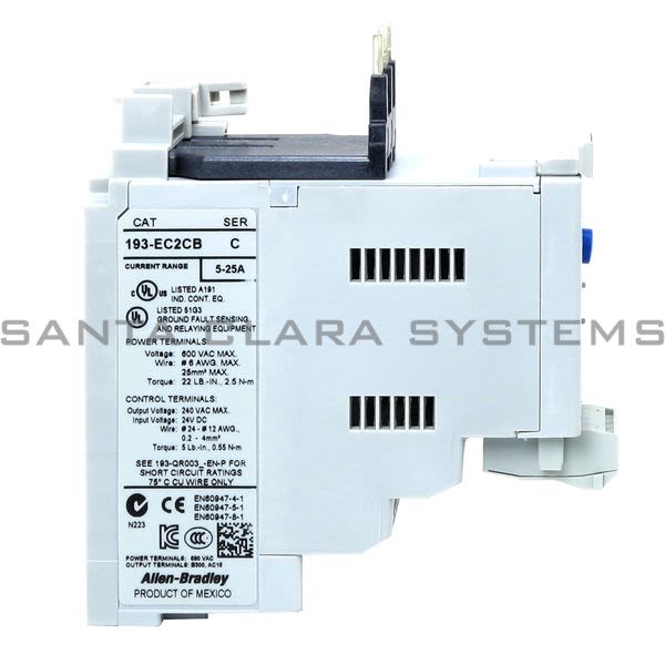 Allen Bradley 193-EC2CB Overload Relay Product Image
