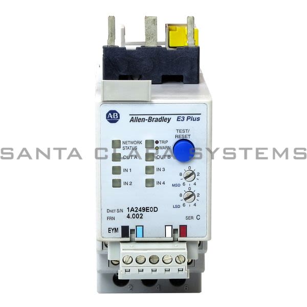 193EC2CD Allen Bradley Overload Relay Santa Clara Systems