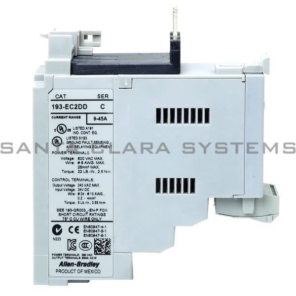 Allen Bradley 193-EC2DD Overload Relay Product Image