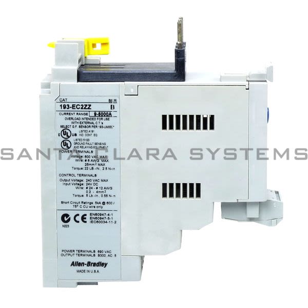 Allen Bradley 193-EC2ZZ Overload Relay Product Image