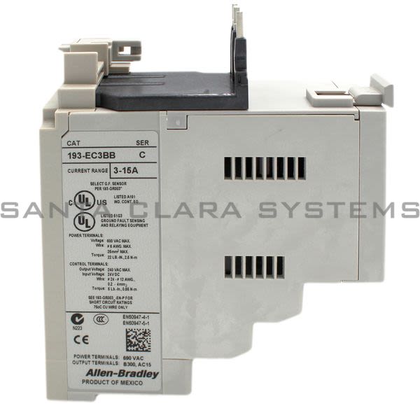 Allen Bradley 193-EC3BB Overload Relay Product Image