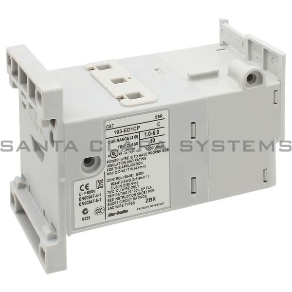 Allen Bradley 193-ED1CP Overload Relay Product Image