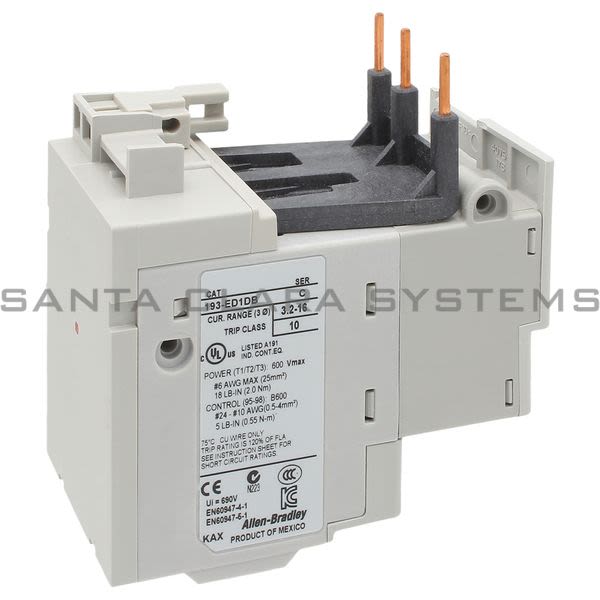 Allen Bradley 193-ED1DB Overload Relay Product Image