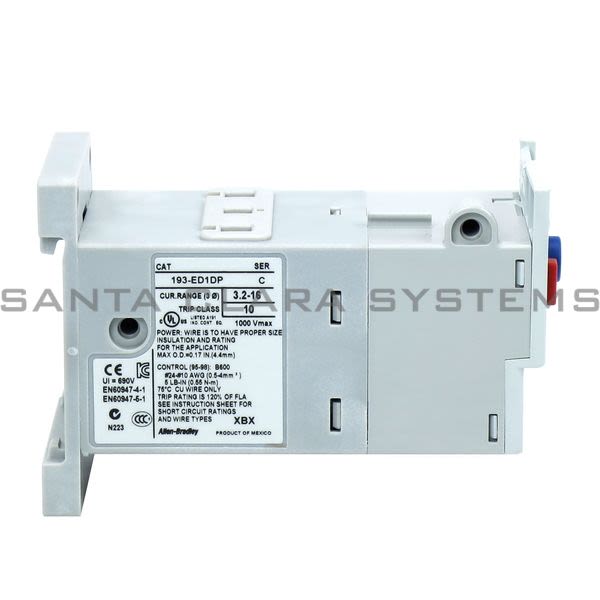 Allen Bradley 193-ED1DP Overload Relay Product Image