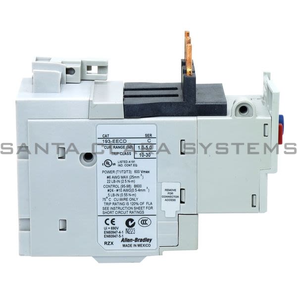 Allen Bradley 193-EECD Overload Relay | E1 Plus Product Image